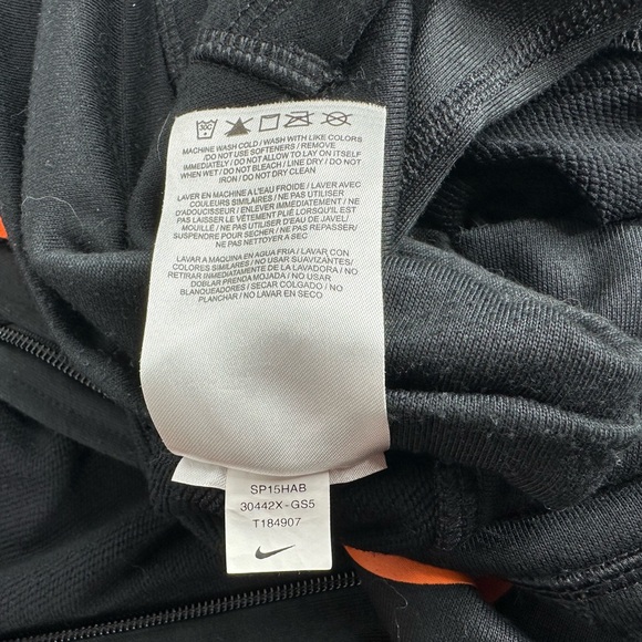 San Francisco Giants Hoodie Black Nike Dri-Fit Full Zip MLB Baseball Sz Lg - Picture 10 of 12